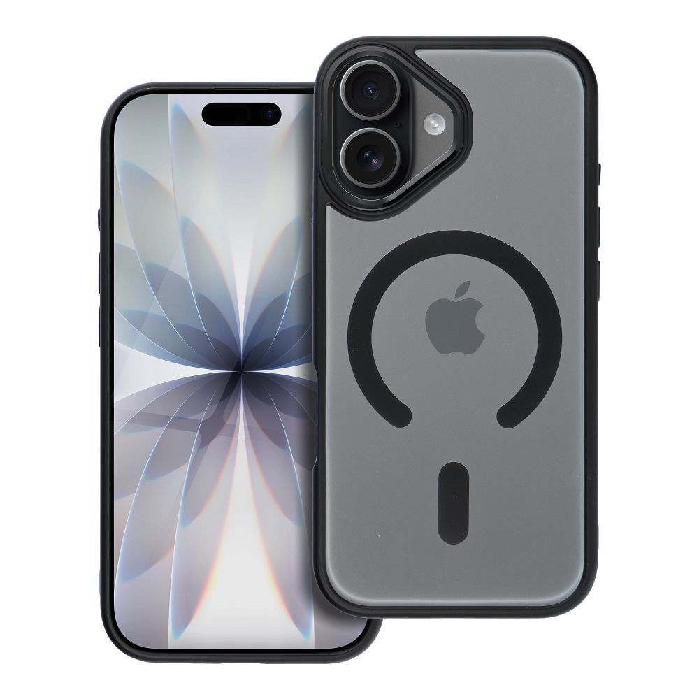 Dėklas Matte Mag Cover (MagSafe) skirtas iPhone 17 juodas