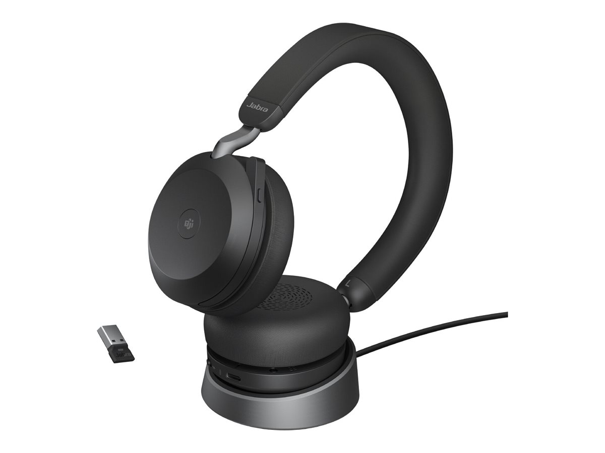 Jabra Evolve2 75 on-ear Bluetooth ausinės