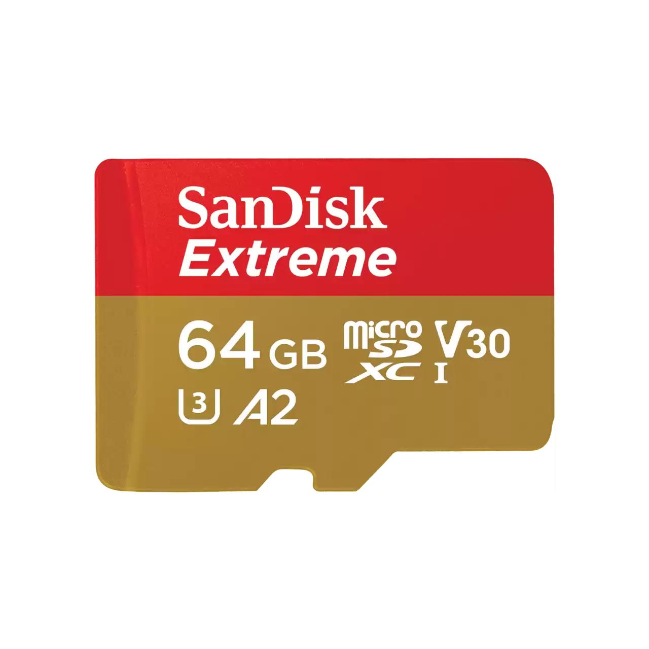SanDisk atminties kortelė microSD UHS-I 64GB SDSQXAH-064G-GN6MA