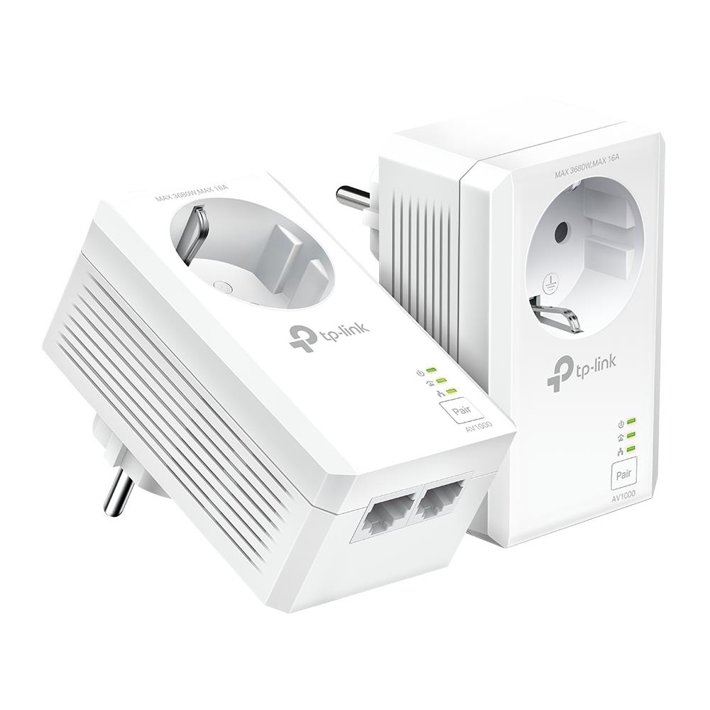TP-LINK powerline adapteris 1000Mbps TL-PA7027P rinkinys