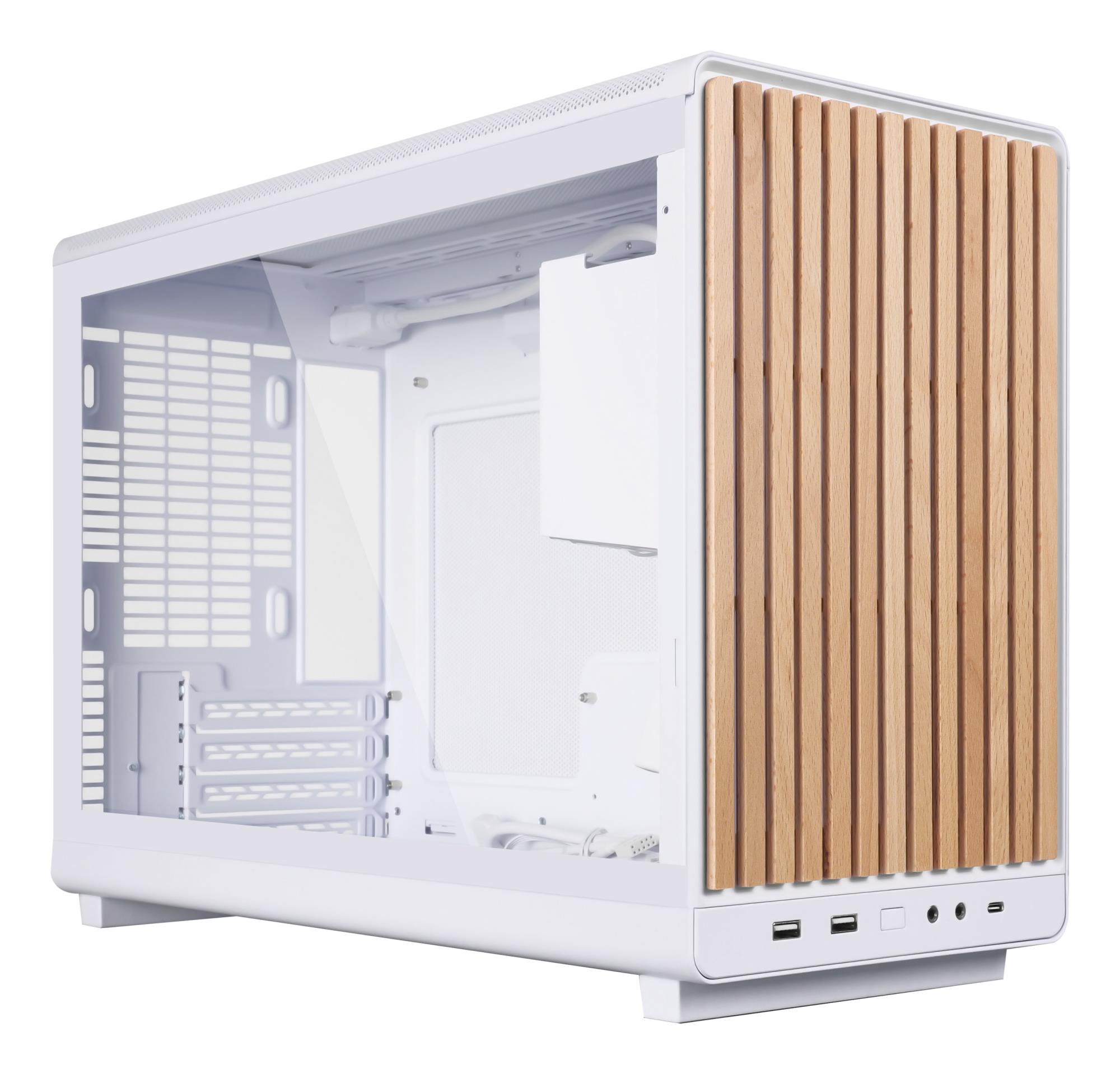 Kompiuterio korpusas Lian Li A3W-WDG Micro Tower baltas