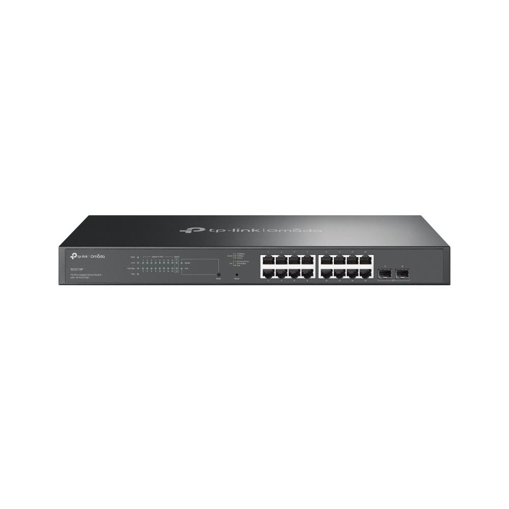 Komutatorius TP-LINK JetStream TL-SG2218P L2 16 prievadų PoE+ 150W 2xSFP