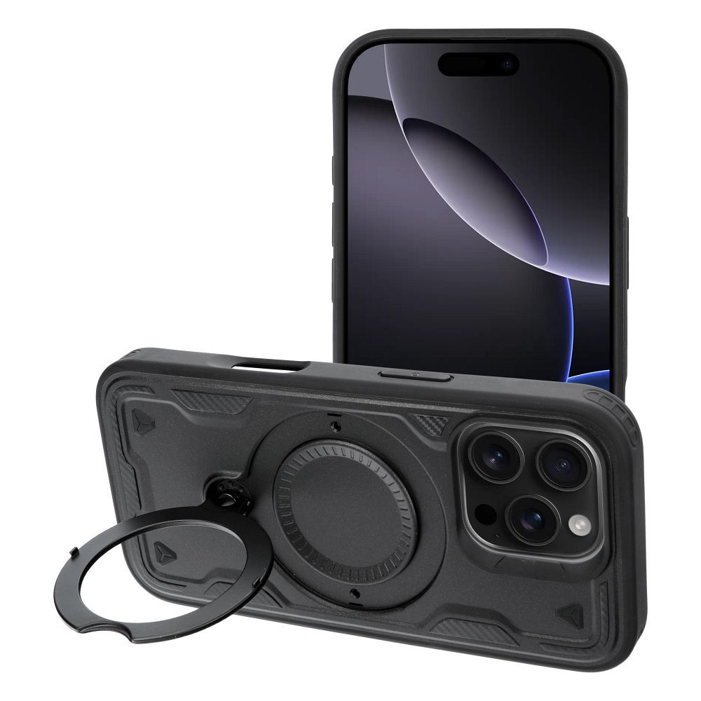 Dėklas FROST ARMOR IPHONE 11 / XR juodas