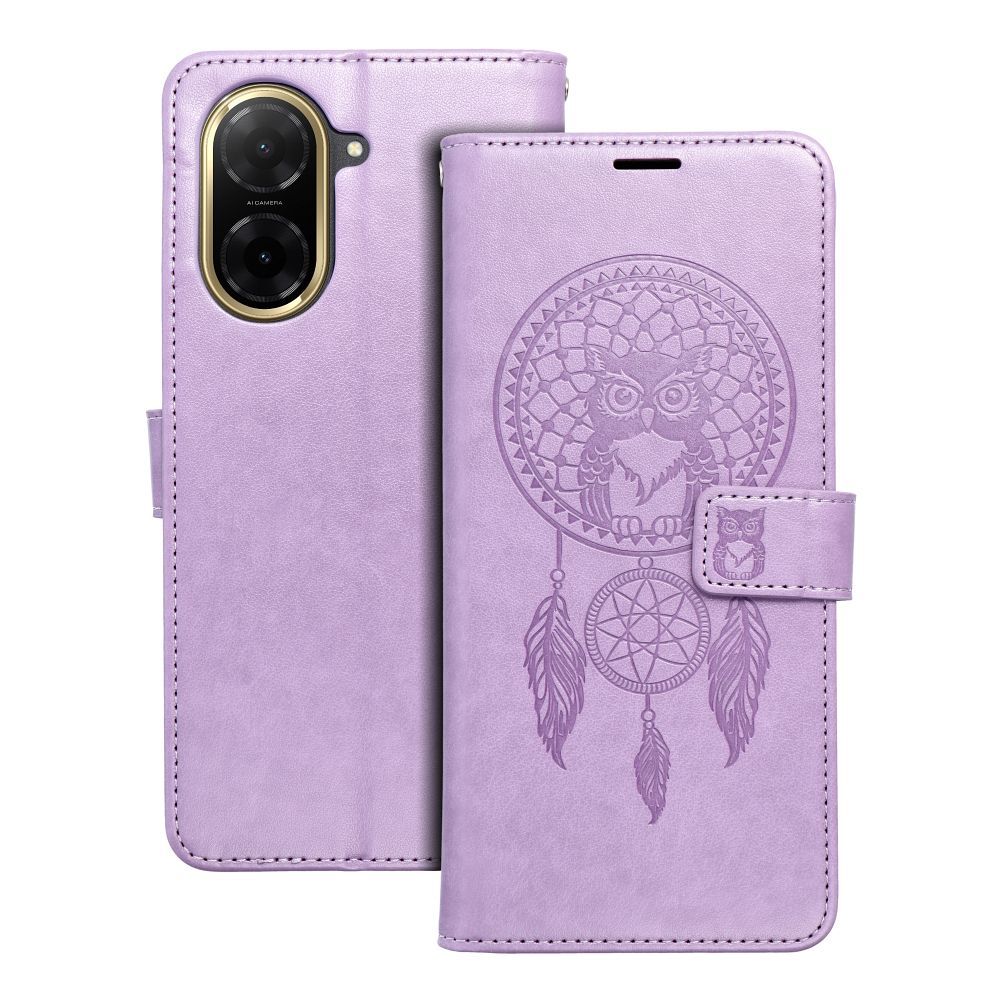 MEZZO knyginis dėklas telefonui XIAOMI Redmi A5 (173,3 x 79,4 x 8,26) sapnų gaudyklė violetinė