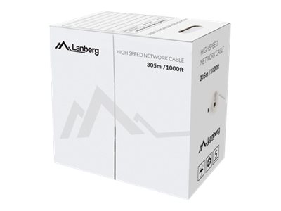 LANBERG LAN laidas UTP cat.5e 305m žalias