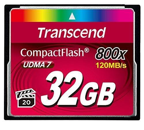 CompactFlash atminties kortelė TRANSCEND 32GB 800X