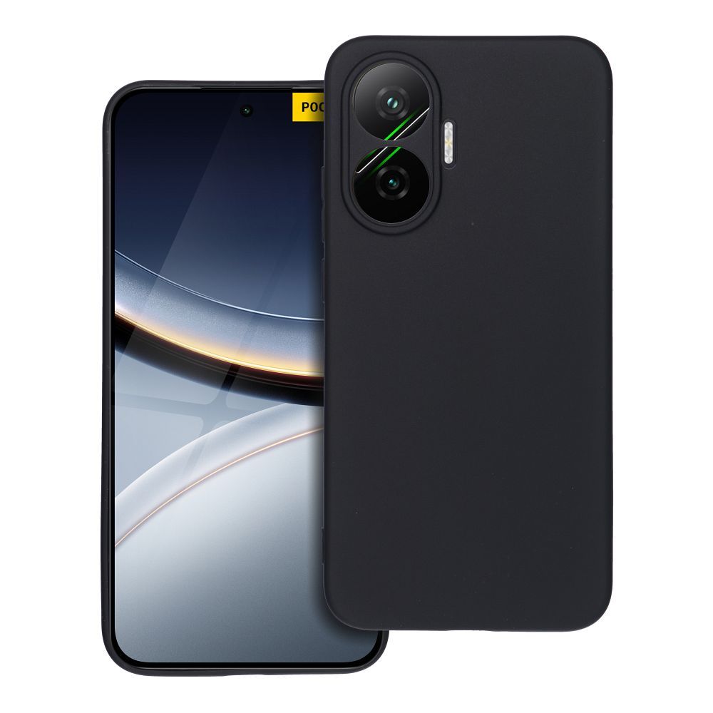 Matinis dėklas telefonui XIAOMI POCO F7 5G / TURBO 4 PRO 5G juodas