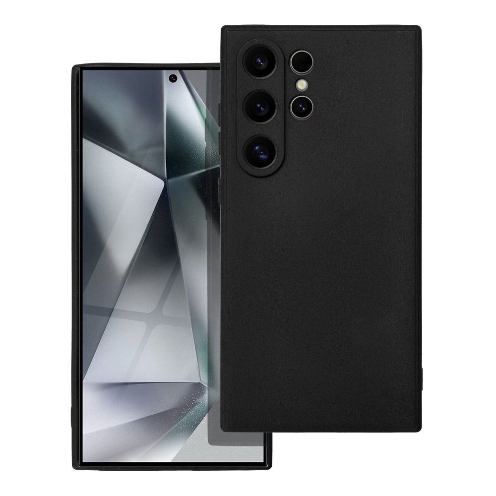Minkštas dėklas telefonui Samsung S24 Ultra juodas