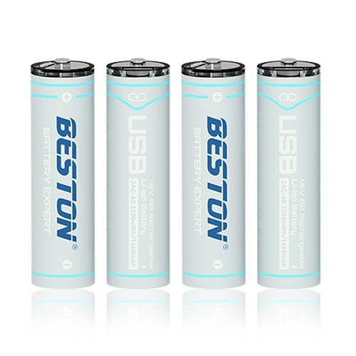 Baterijos AA įkraunamos su USB-C lizdu, 1460mAh, Li-Ion, 4 vnt.