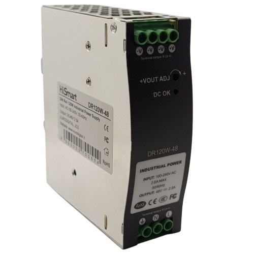 Maitinimo šaltinis 48V, 120W, DIN