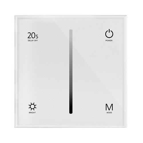 T1-1 sieninis LED valdiklis 12-48VDC, 2 kanalų, 1 spalvos, RF