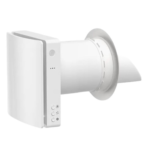 Rekuperatorius plonai sienai, vieno kambario iki 46m2, su CO2 jutikliu, Wi-Fi, Tuya, baltas