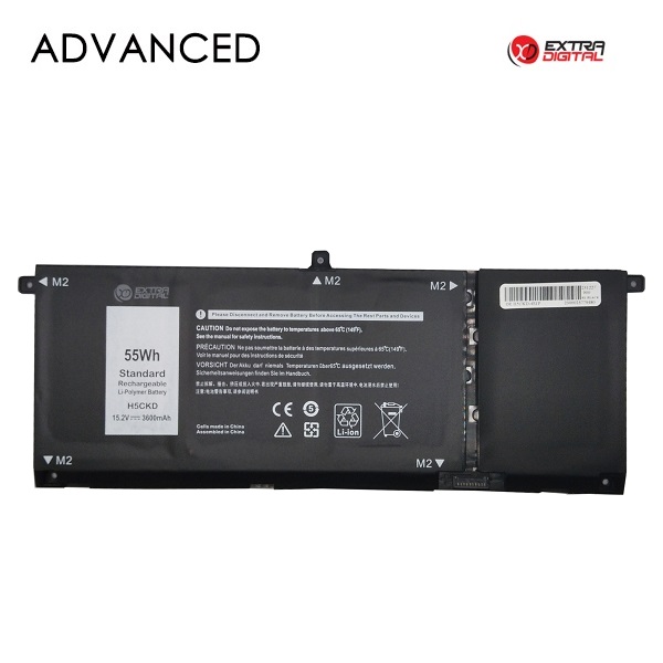 Nešiojamo kompiuterio akumuliatorius Dell H5CKD, 3600mAh, Extra Digital Advanced