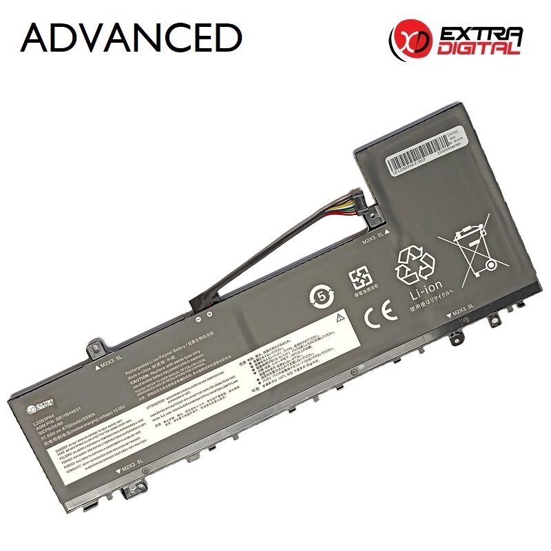 Notebook baterija, LENOVO L22B3PA4, 4750mAh, Extra Digital Advanced