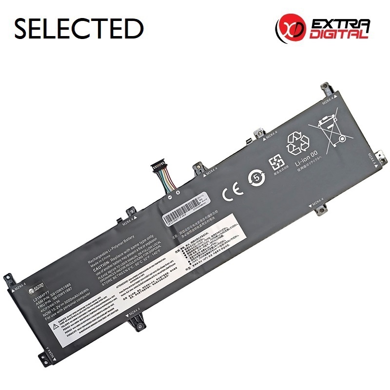Notebook baterija, LENOVO L21M4P77, 3000 mAh, Extra Digital Selected