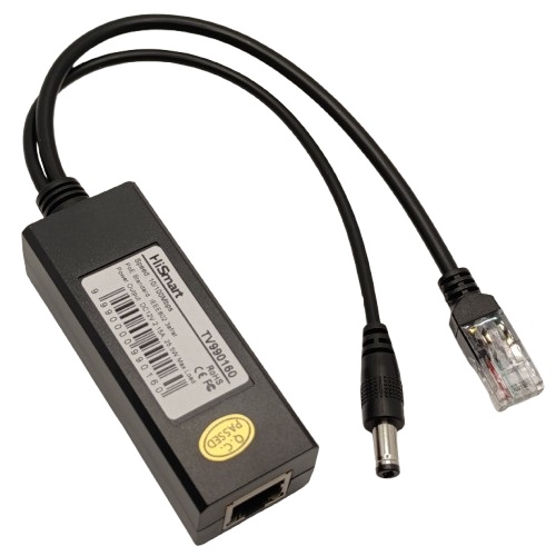 PoE 100M skirstytuvo kabelis 25.5W