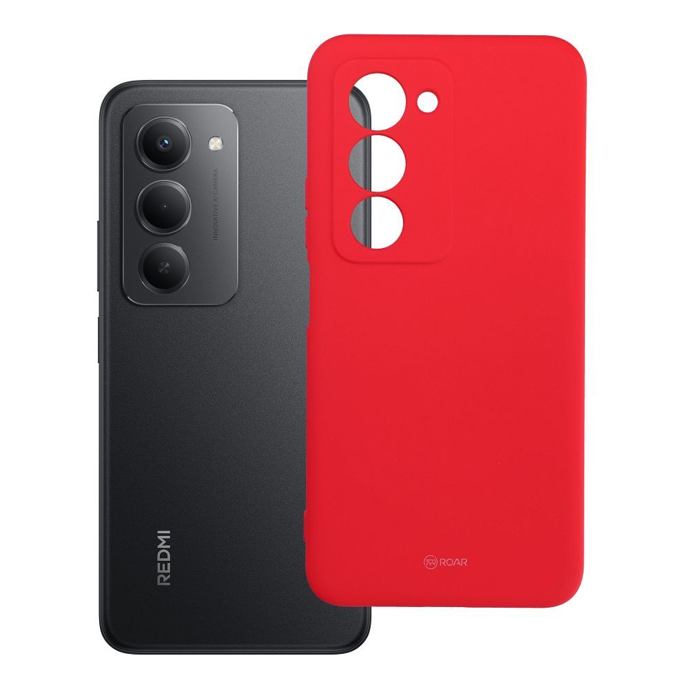 ROAR dėklas COLORFUL JELLY telefonui XIAOMI Redmi 15 4G / 5G (171,1mm) ryškiai rožinis