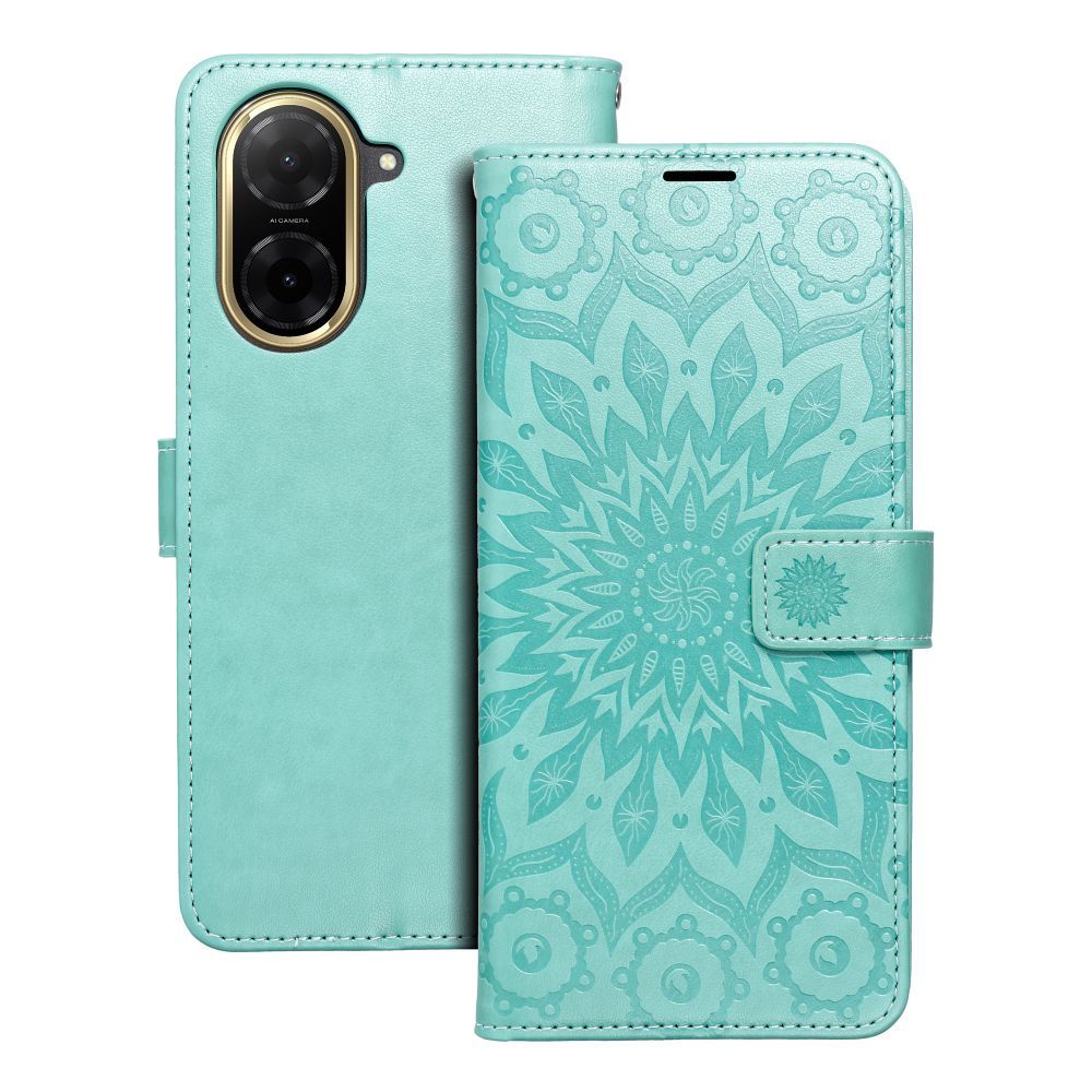 MEZZO knyginis dėklas telefonui XIAOMI Redmi A5 (173,3 x 79,4 x 8,26) mandala žalia