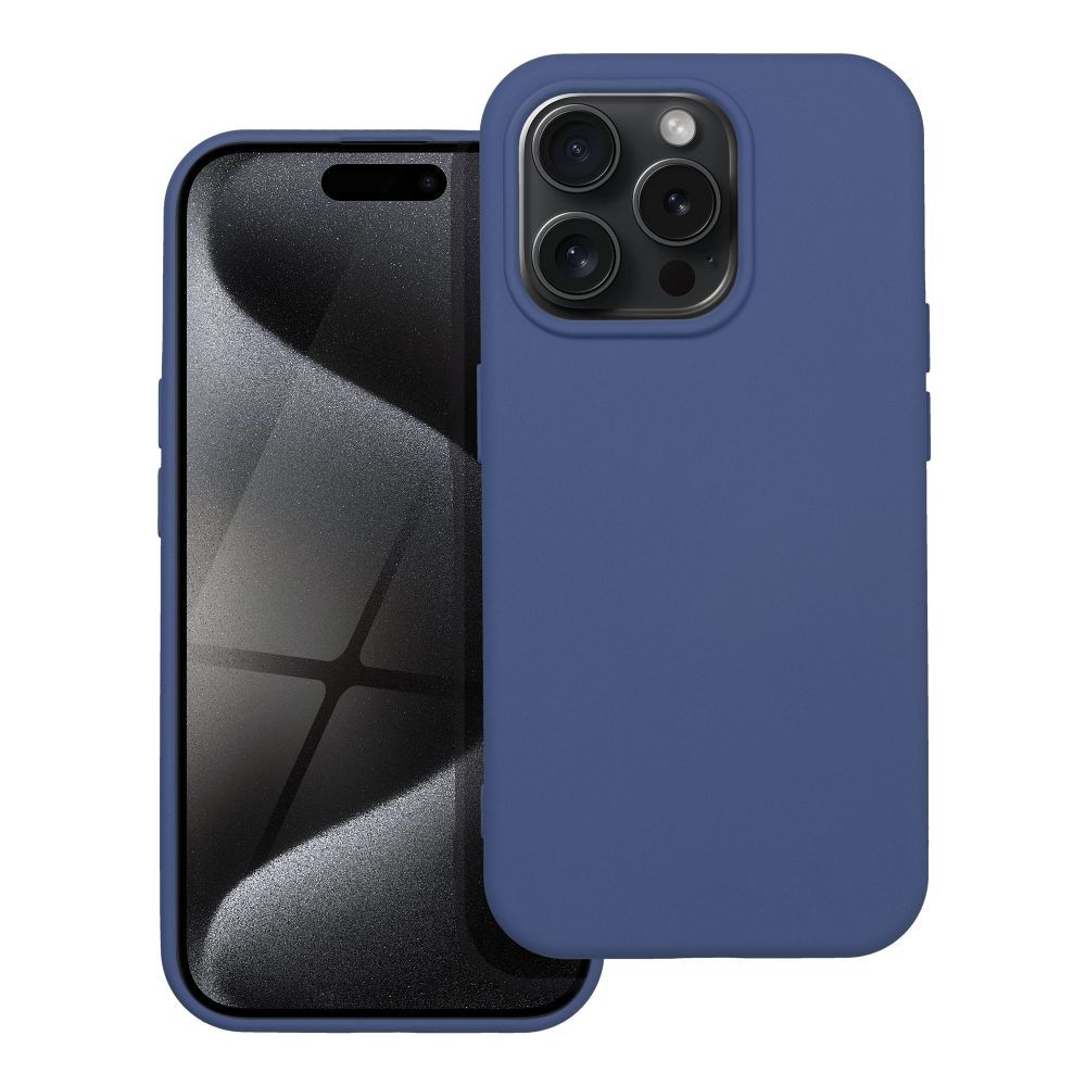 Silikoninis dėklas IPHONE 15 Pro - mėlynas