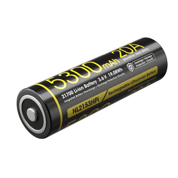 Įkraunama ličio jonų baterija 3.6V 5300mAh NL2153HPI Nitecore