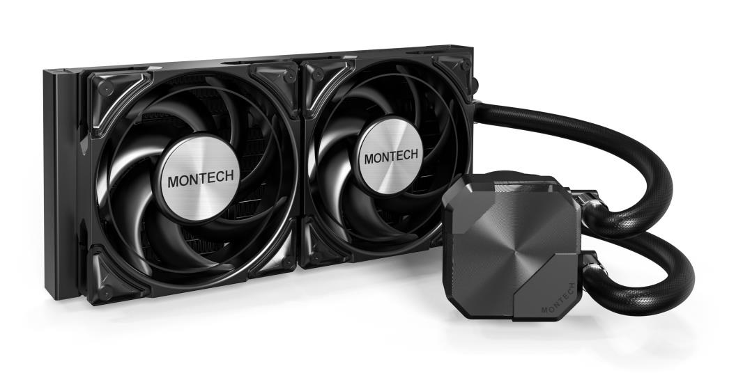 Procesoriaus aušintuvas multi-socket juodas Montech Hyperflow Silent 240
