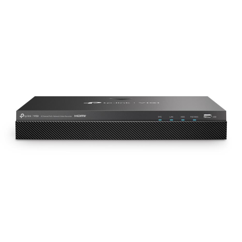 TP-Link tinklo vaizdo įrašytuvas 8 kanalų PoE+ VIGI NVR2008H-8MP