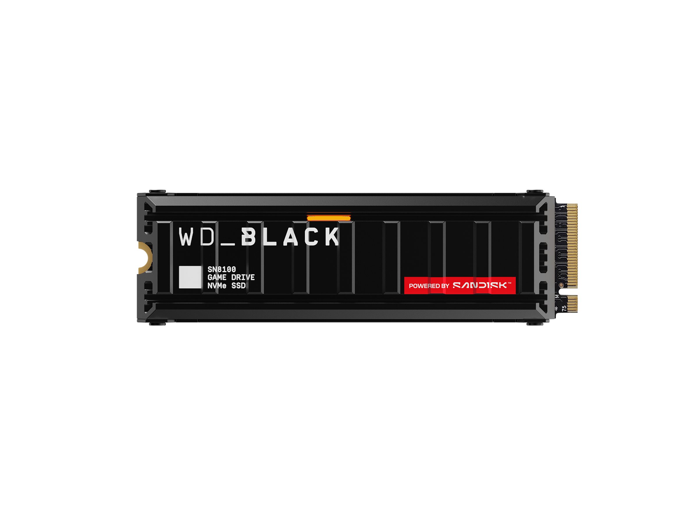 WD Black SN8100 NVMe SSD - 8TB šilumos radiatorius
