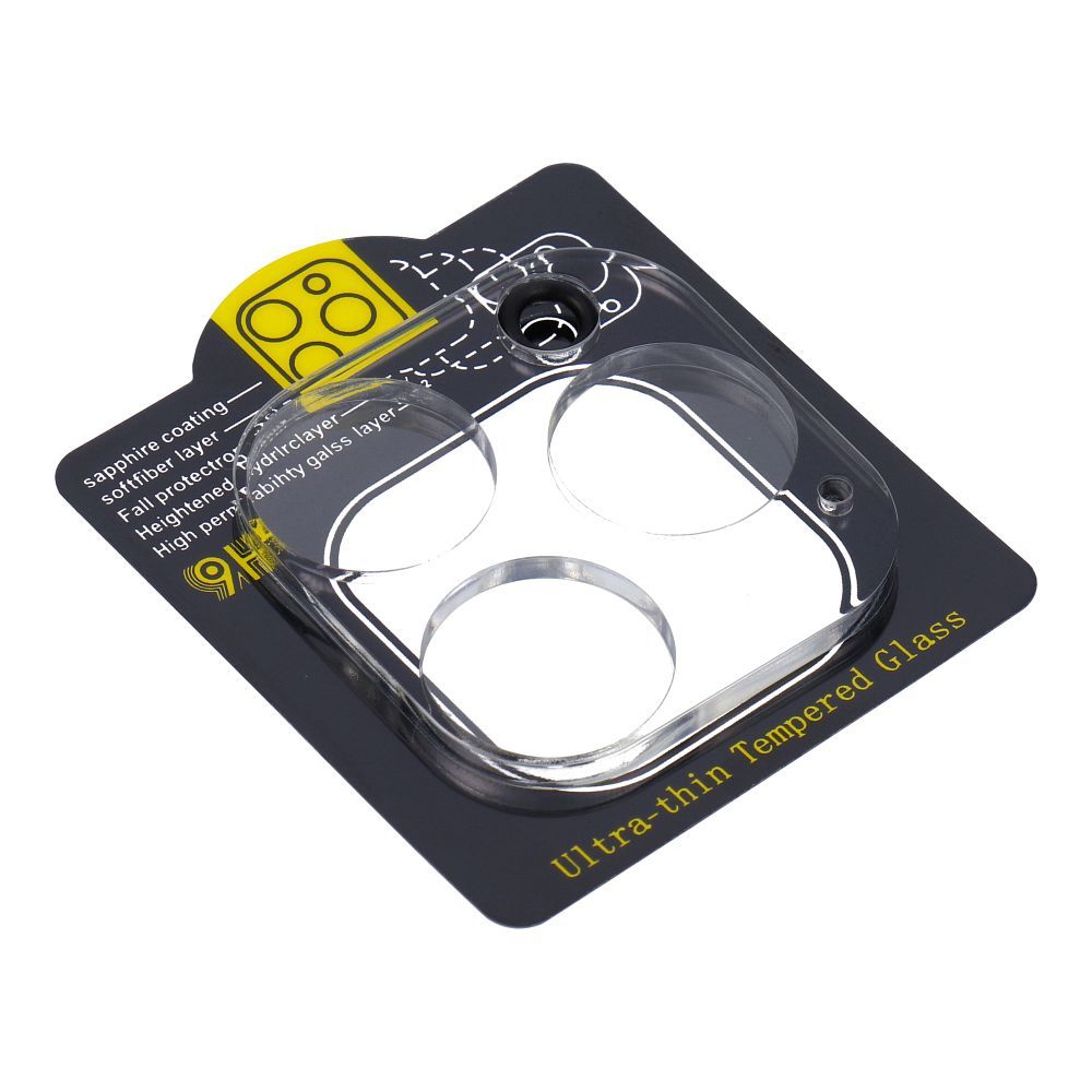 5D pilno klijavimo kameros apsauginis stiklas - iPhone 16 Pro Max skaidrus