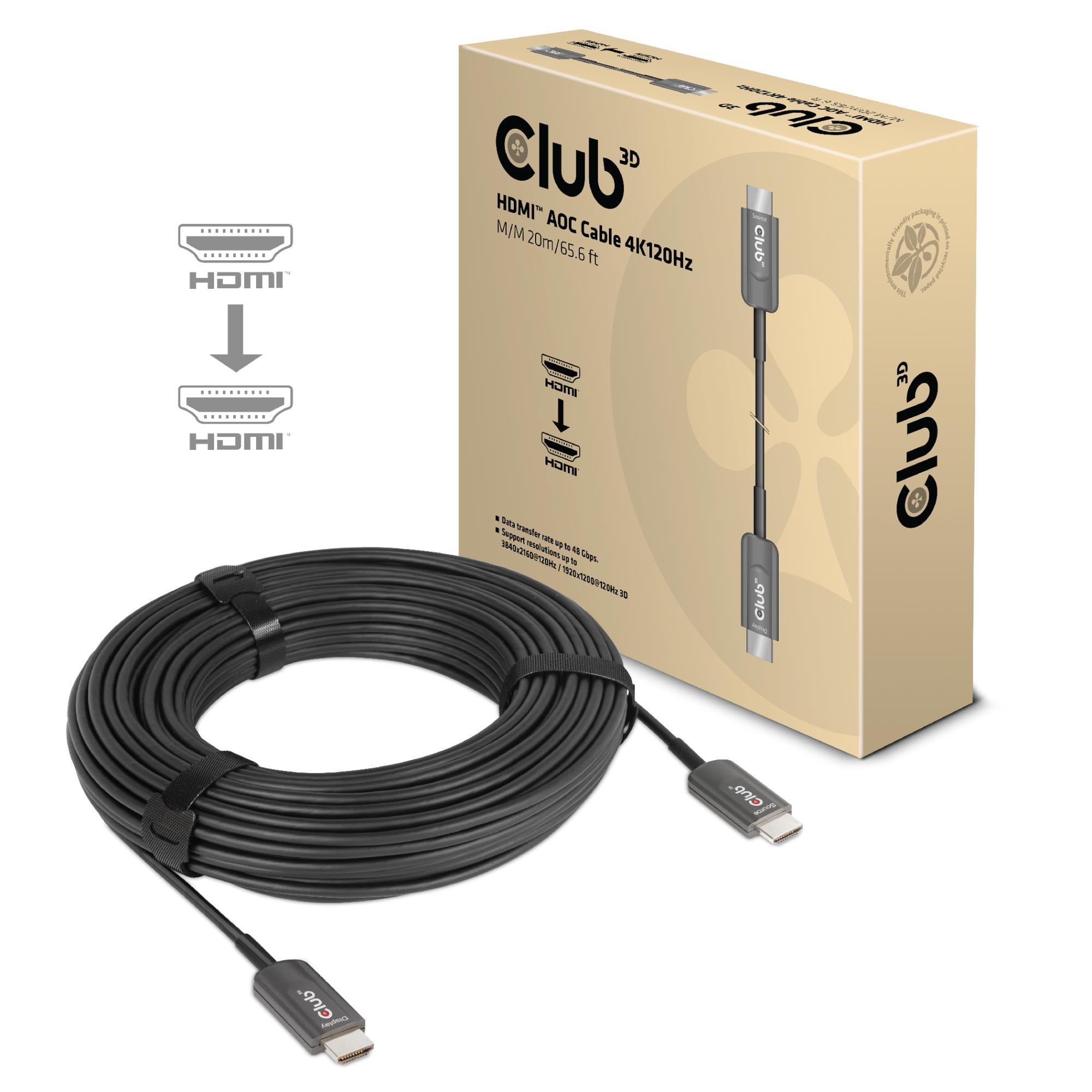 Laidas HDMI High Speed 20m M/M CAC-1379 Club3D