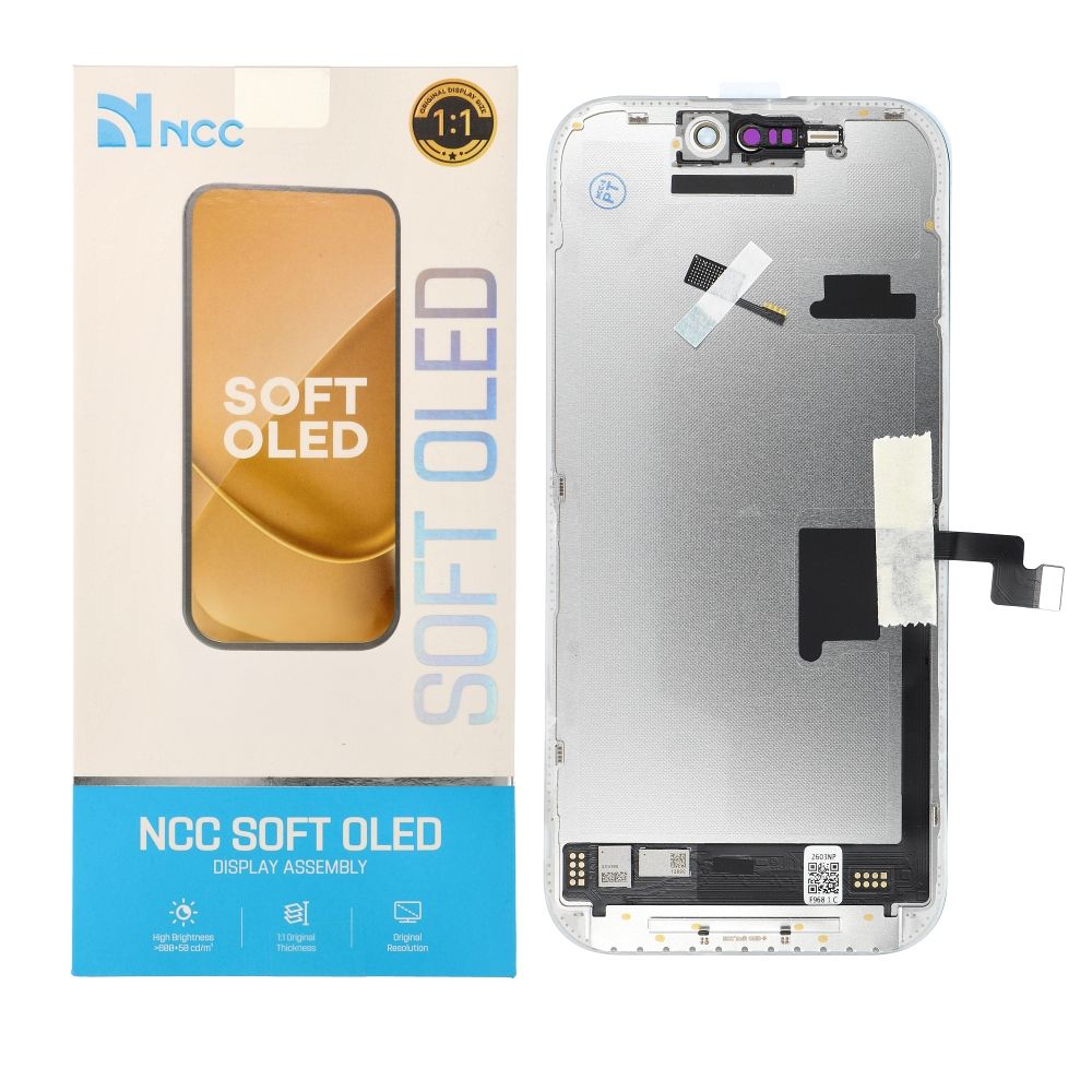 NCC LCD ekranas iPhone 16 Pro Soft Oled 120Hz (palaiko IC perkėlimą)