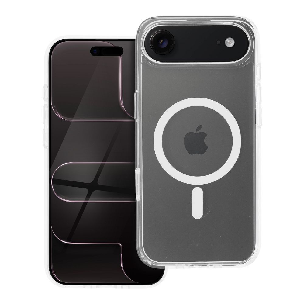 Dėklas telefonui su MagSafe iPhone 17 Air, skaidrus, elitinis, atsparus geltonėjimui, suderinamas su kameros valdymo mygtuku