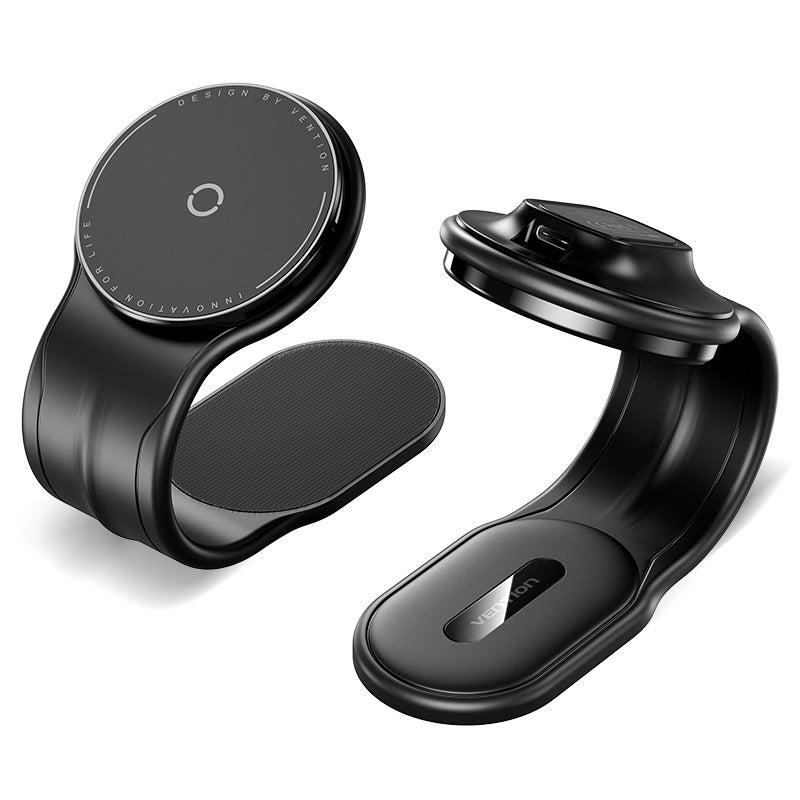 Vention KSJB0 magnetinis belaidis automobilinis telefono įkroviklis juodas