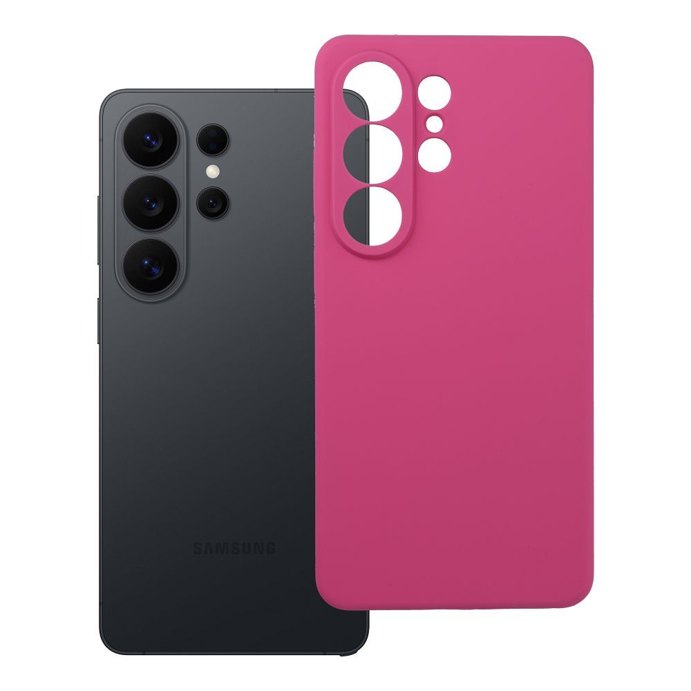 Dėklas SILIKONAS 2mm SAMSUNG S26 Ultra pink