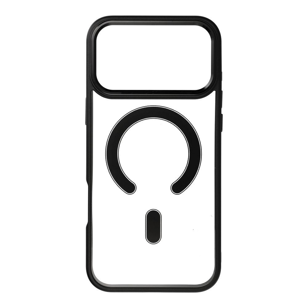 COLOR EDGE MAG COVER magnetinis dėklas telefonui, suderinamas su MagSafe, skirtas IPHONE 17 Pro Max, juodas