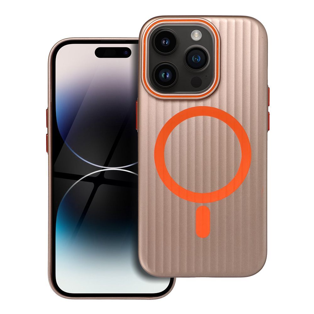 Dėklas SIMPLY suderinamas su MagSafe iPhone 14 Pro titano dykumos