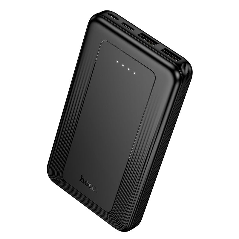 Išorinė baterija Hoco 10000 mAh 2A J165 juoda