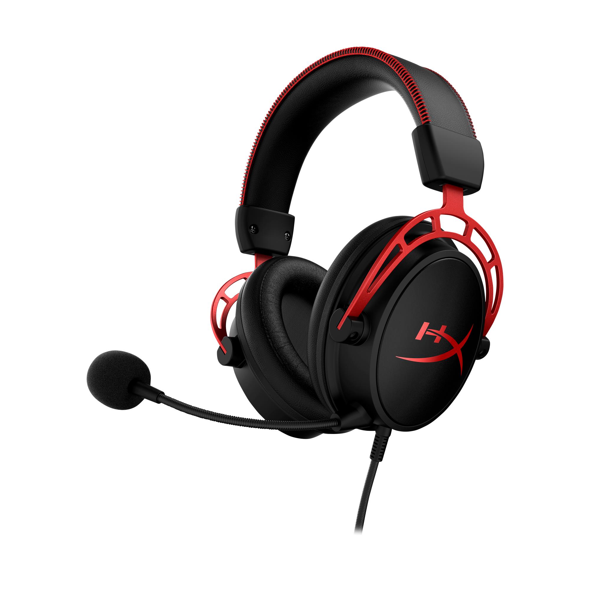 Ausinės HyperX Cloud Alpha raudonos HX-HSCA-RD/EM