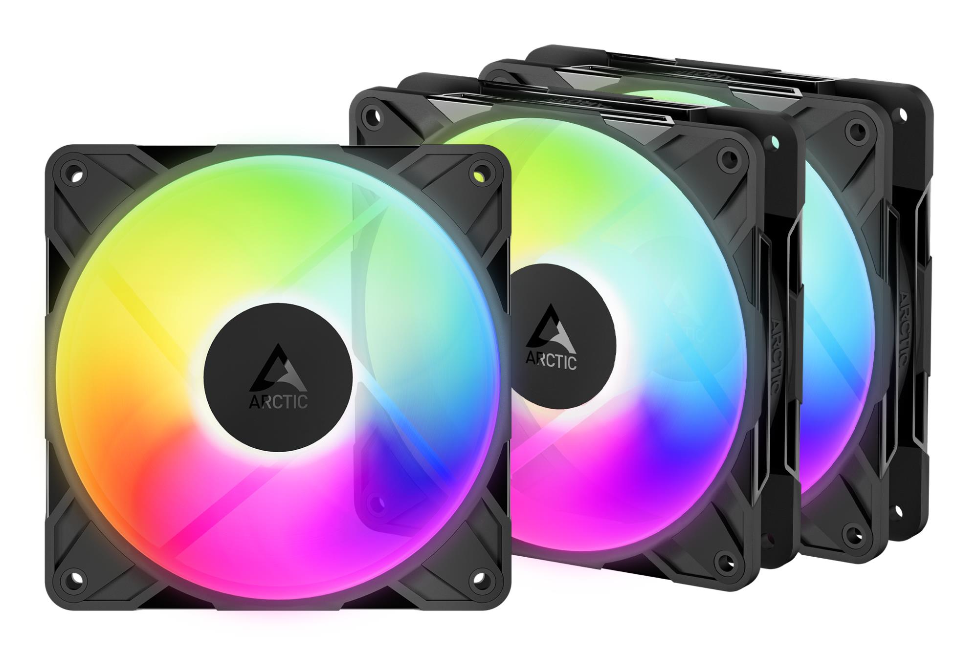 Arctic P12 Pro A-RGB 120mm ventiliatorius, 3 vnt.