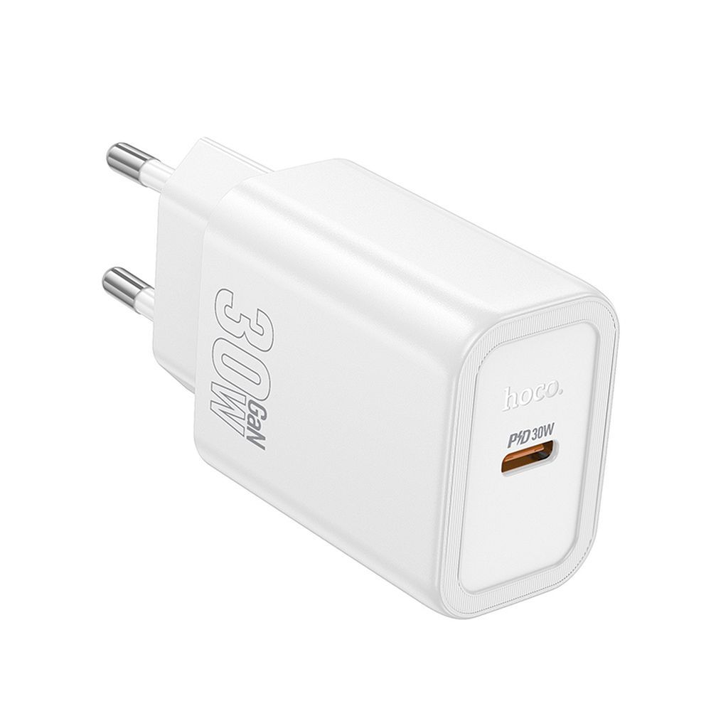 Įkroviklis Hoco N62 (1xUSB-C 30W) baltas