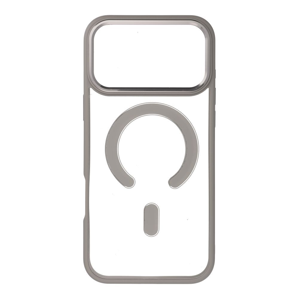 COLOR EDGE MAG COVER magnetinis dėklas telefonui, suderinamas su MagSafe, skirtas IPHONE 17 Pro Max, titano pilkas