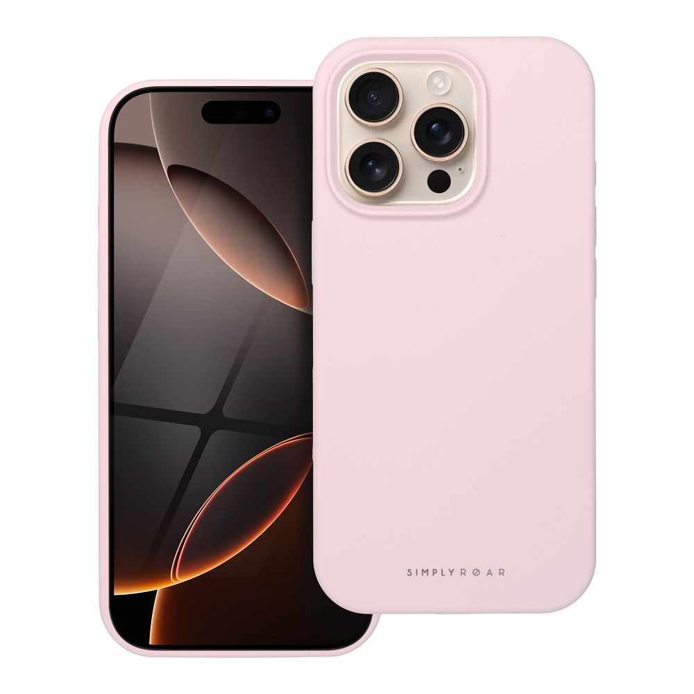 Dėklas telefonui ROAR CLOUD SKIN IPHONE 16 Pro - šviesiai rožinis