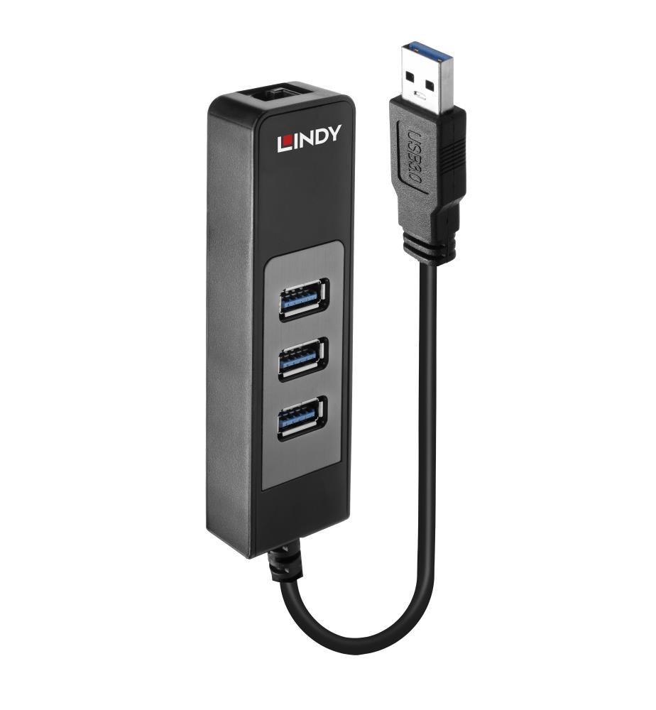 USB3 ir LAN šakotuvas 43176 Lindy