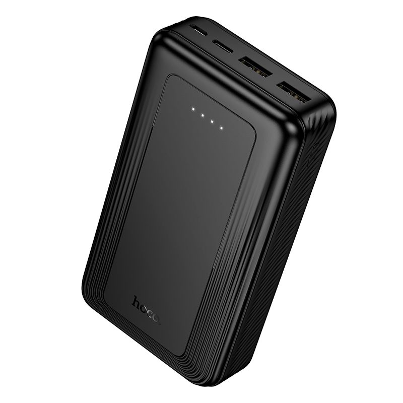 Išorinė baterija Hoco 20000 mAh 2A J165A juoda