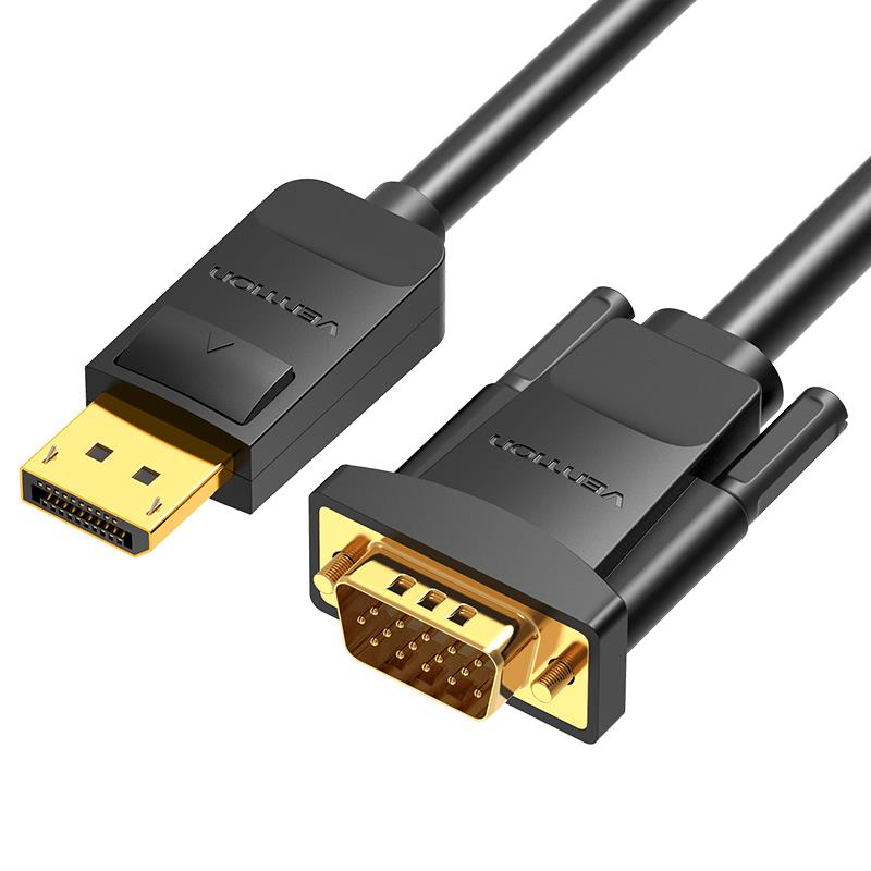 Vention HBLBH DisplayPort į VGA laidas 2m juodas