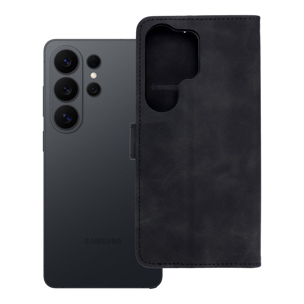 TENDER knyginis dėklas telefonui SAMSUNG S26 Ultra juodas