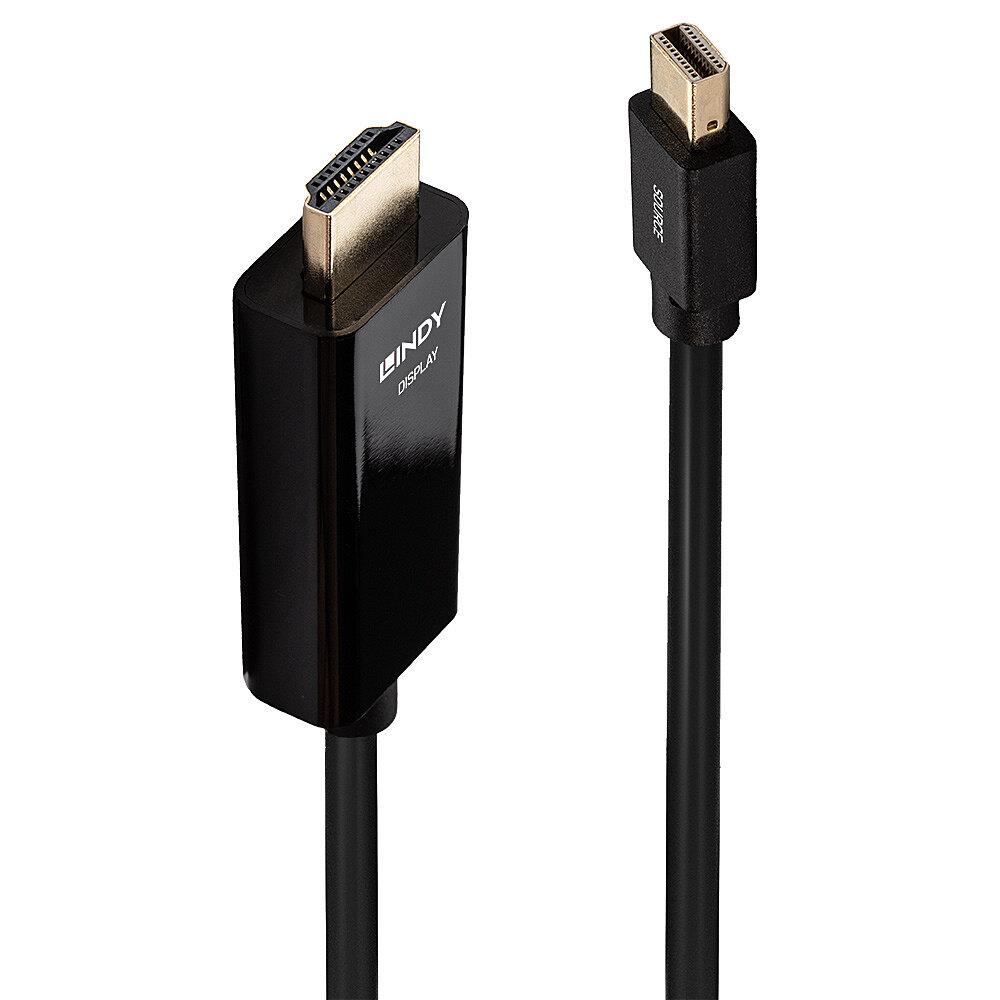 KABELIS MINI DP Į HDMI 1M/36926 LINDY