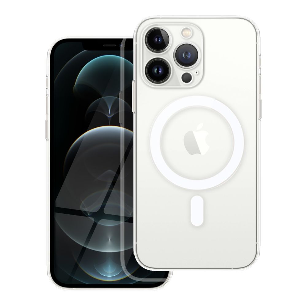 Dėklas Clear Mag Cover (MagSafe) skirtas iPhone 12 Pro skaidrus