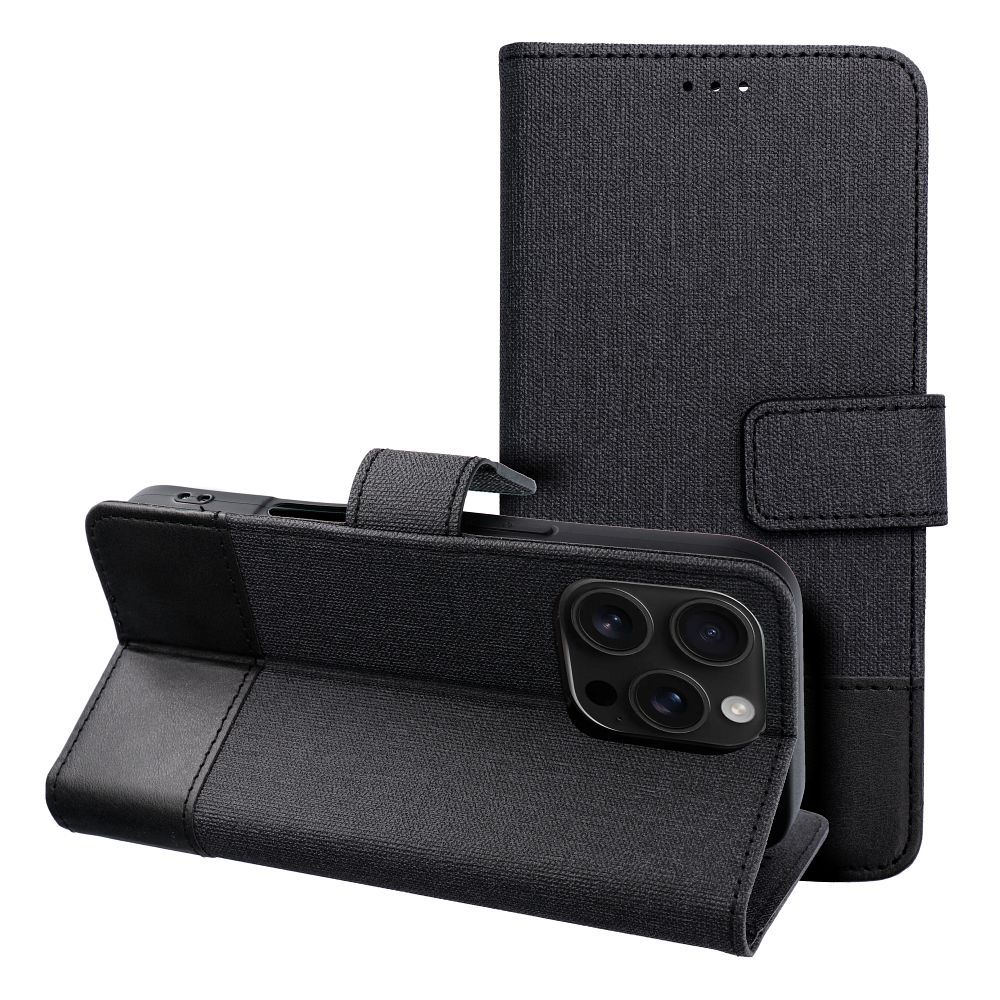 Dėklas telefonui (m) GOMMA Book IPHONE 11 - juodas (m)