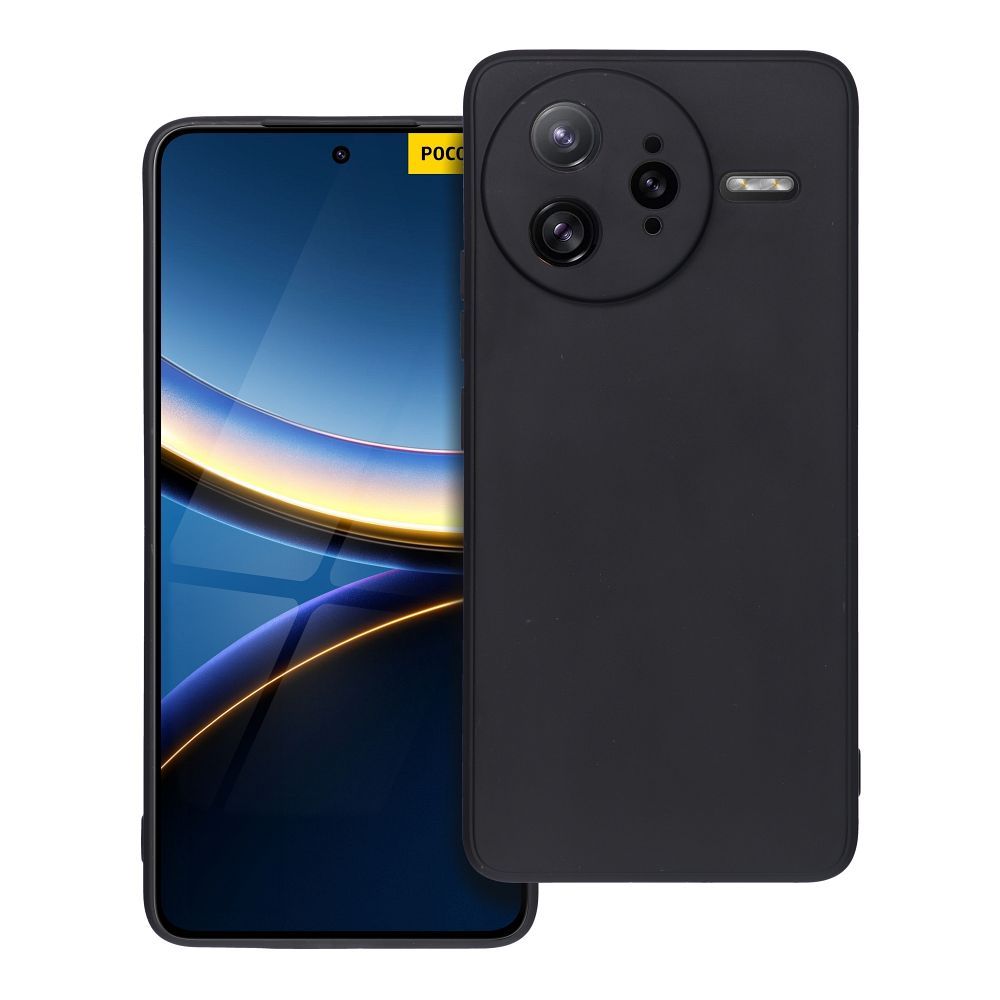 Matinis dėklas telefonui XIAOMI POCO F7 Ultra juodas