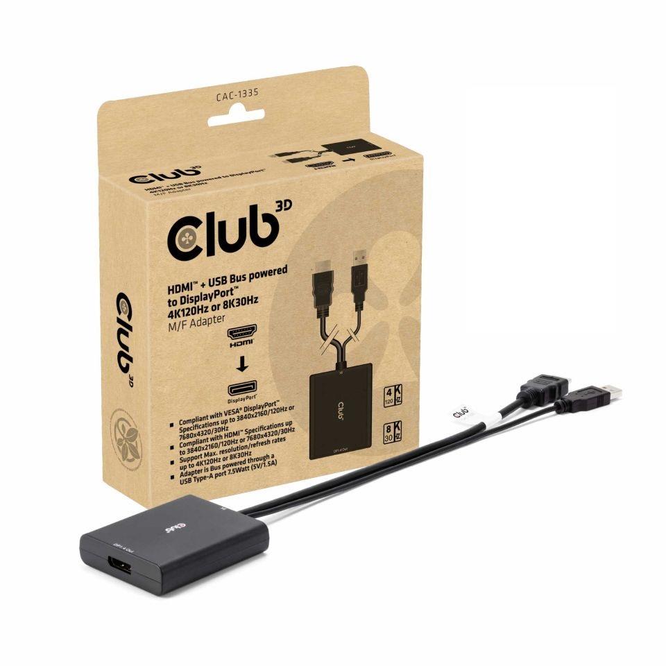 Adapteris DP į USB/HDMI CAC-1335 Club3D
